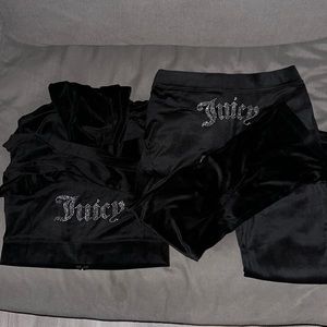 Juicy Couture Velour Tracksuit BLING